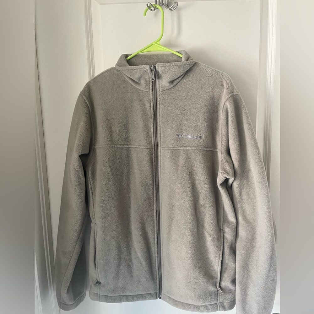 Columbia Tan Zip Up Jacket Men’s Large